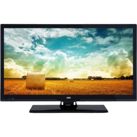 SEG 22SE5500 Full HD LED televizyon, siyah çerçevesi ve tarla manzarası görüntüsüyle önden görünüm