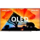 Philips 48OLED759 Ultra HD 4K OLED televizyon ön ekranı, Ambilight aydınlatma temalı sahneyle sergileniyor