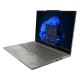 Lenovo ThinkPad L13 G6 21R7003ATX 2'si 1 Arada gri laptop, açık ekranlı ve ince tasarımlı açıdan görünüm