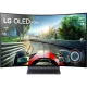 LG OLED Flex 42LX3Q6LA Ultra HD 4K OLED televizyon, genel renkli, önden vitrin görünümü.