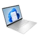 HP Pavilion Plus 14-eh1000nt 849S8EA gümüş ultrabook laptop, Windows 11 ekranı açık, modern tasarım.
