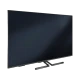 Grundig 55 GHQ 9500 Ultra HD 4K TV, siyah LED televizyonun ince çerçevesi ve ayakları