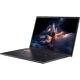 Siyah Acer Nitro Lite NL16-71G-5566A17 iş ve ofis laptopu, açık ekranda ince çerçeveli tasarımıyla önden açıyla