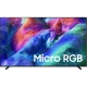 Samsung 100R85H Ultra HD 4K TV, ince siyah çerçeveli ekranda renkli Micro RGB görüntü