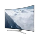 Samsung 65KS9500 Ultra HD 4K LED televizyon; dağ manzaralı ekran ve genel renk tasarımı