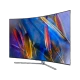 Samsung 65Q7C Ultra HD 4K QLED televizyon, genel renkli şık tasarım ve canlı ekran görüntüsü
