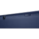 Lenovo Tab 2 A10-30L 4G mavi tabletin arka paneli, Dolby hoparlör ızgarası görünüyor.