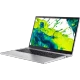 Acer Aspire Lite AL15-33P-358V gümüş iş ve ofis laptopu, açık halde önden açılı görünüm