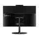 Lenovo AIO 10R5000BTX siyah masaüstü bilgisayarın arka paneli ve standı görünümü