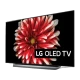 LG OLED55C8PLA Ultra HD 4K OLED televizyon; çiçekli canlı renklerle ekran görüntüsü, genel siyah tasarım