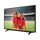 Arçelik A49L 8740 5B Ultra HD 4K LED televizyon ekranında futbolcuların kutlama anı görülüyor