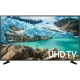 Samsung 65RU7090 Ultra HD 4K LED TV, buzul manzaralı ekranda net görüntü sağlayan genel renk tasarım
