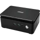 MSI Cubi 3 Silent S-055XTR siyah mini masaüstü bilgisayar, önden görünüm