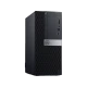 Dell OptiPlex 5070 siyah masaüstü bilgisayar kasası, ön paneli ve bağlantı noktalarıyla birlikte görünür halde