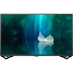 Axen AX39DAL04 HD Ready HD TV, siyah çerçeveli LED televizyonun önden görünümü