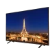 Grundig Paris 55 CLX 8675 BP Ultra HD 4K LED televizyon, Eyfel Kulesi manzarasını gösteren ekran
