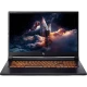 Acer Nitro V 17 AI ANV17-41-R3H8 siyah oyuncu laptop, önden açık görünüm ve turuncu aydınlatmalı klavye