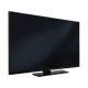 Grundig 65 VLX 9775 BP Miami Ultra HD 4K LED televizyon, siyah ekranı ve standıyla önden görünüm