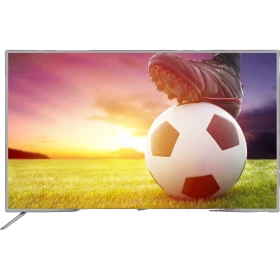Axen AX65LEDA51-G Ultra HD 4K LED televizyon, futbol topu ve krampon görüntülü ekran