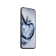 Siyah ZTE Air akıllı telefon, ince çerçeveli ekranı ve ortalanmış ön kamerasıyla önden görünüm