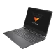 HP Victus Gaming 15-fb3705nta39 B9KM2EAA39 koyu gri oyuncu laptop, açık klavye ve ekran görünüyor