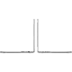 Apple MacBook Pro M4 Pro 16.2 inç gümüş laptop, ince tasarımıyla yandan açık ve kapalı görünümde
