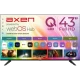 Axen AX43QFMLN-W02S 43 inç Full HD LED televizyon, webOS Hub akıllı TV arayüzüyle önden görünüm