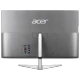 Acer Aspire C24-1650 gümüş renkli masaüstü bilgisayarın bağlantı portları görünen arka görünümü