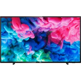 Philips 55PUS6503 Ultra HD 4K LED televizyon, renkli çiçek ekran görüntüsüyle vitrin görseli