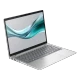 HP EliteBook 630 G11 9C0F2EA gümüş ultrabook laptop, açık klavye ve dalga ekran görünümü