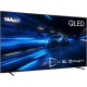 Beko B XL85 C Ultra HD 4K TV, siyah çerçeveli QLED ekranında hızlı otomobil görüntüsü