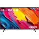 LG 75QNED70A6A Ultra HD 4K QNED televizyon; çok renkli ekran tasarımı ve şık siyah kasa