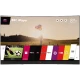 LG 77EC980V OLED 77 inç Ultra HD 4K TV ekranda BBC iPlayer arayüzüyle, genel renk tasarım