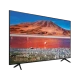 Samsung 43TU7072 Ultra HD 4K LED televizyon; dağ manzaralı ekran görüntüsü, genel renk tasarım