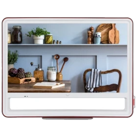 Vestel 24HA9520RB HD Ready HD TV, beyaz çerçeveli LED televizyonun önden görünümü