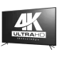 Sunny Ultra HD Smart Uydulu 55 inç 4K TV, önden görünüm ve Ultra HD ekran detayı