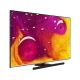 Vestel 55Q9700TT Ultra HD 4K QLED televizyon, renkli ekranı ve siyah ayaklı ince tasarımıyla
