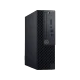 Dell Optiplex 3070 N506O3070SFF_U siyah dikey kasa masaüstü bilgisayarın ön paneli ve bağlantı noktaları