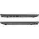 Casper Nirvana C370.4020-4C00B gri iş ofis laptop bağlantı portları önden görünüm