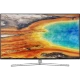 Samsung 49MU9000 Ultra HD 4K LED TV; renkli manzara ekranıyla vitrin görünümü, genel renk
