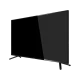 Arçelik A40L 6945 5B Full HD FHD LED televizyon, siyah ekranı ve ayaklarıyla önden görünüm