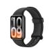 Xiaomi Smart Band 10 Pro siyah akıllı bileklik, renkli ekranı ve ayarlanabilir silikon kayışıyla önden görünüm