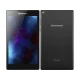 Lenovo Tab 2 A7-20F siyah tablet; önden ekran, arkadan kamera ve Lenovo logosu görünüyor.