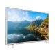 Arçelik A49L 8840 5W Ultra HD 4K LED televizyon, dağ ve göl manzaralı ekranıyla önden görünüm