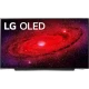LG OLED77CX6LA Ultra HD 4K OLED televizyon ekranında yıldızlı uzay teması, genel renk vitrin görünümü