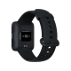 Xiaomi Redmi Watch 2 Lite siyah akıllı saat, kayışı ve arka sensörleriyle birlikte görünür halde