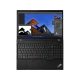 Siyah Lenovo ThinkPad L15 G3 21C3006ETXF08 iş ve ofis laptopu, açık ekranda üstten görünüm