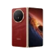 Honor Magic V6 kırmızı akıllı telefon, katlanabilir tasarım ve büyük ekranlı ön-arka görünüm, vitrin çekimi