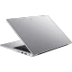 Acer Aspire Lite AL14-31P-39KN gümüş iş ve ofis laptopu, yarı açık kapaklı arka açıdan görünüm