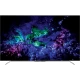Arçelik A65 OLED 9793 5S Ultra HD 4K TV, gece manzarasında havai fişek gösterisiyle önden görünüm